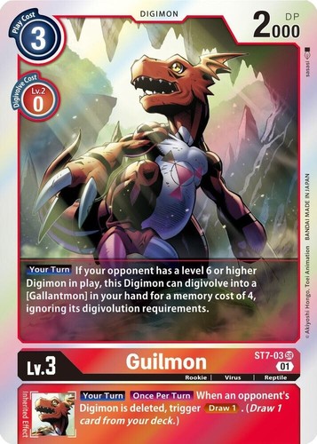 Guilmon foil st7 - -, nm